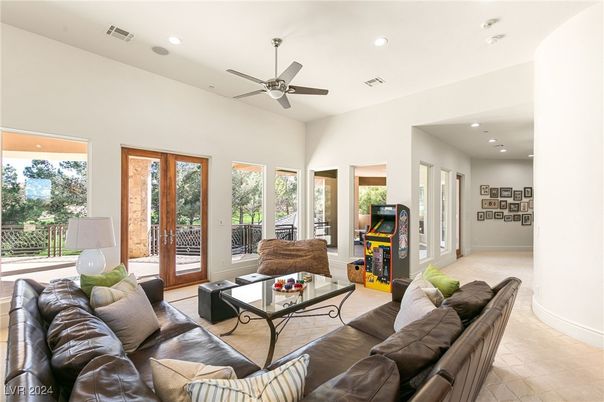 Interior, Living room, Recessed Lighting
