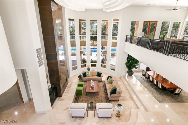 Interior, Living room, Recessed Lighting