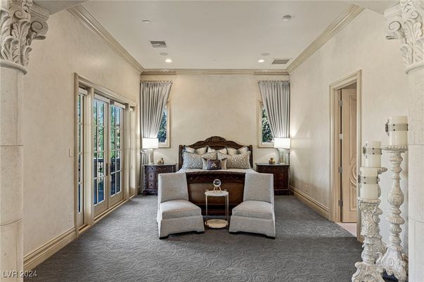 Bedroom, Interior, Recessed Lighting