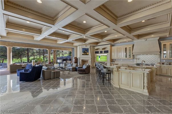 Interior, Kitchen, Living room, Recessed Lighting