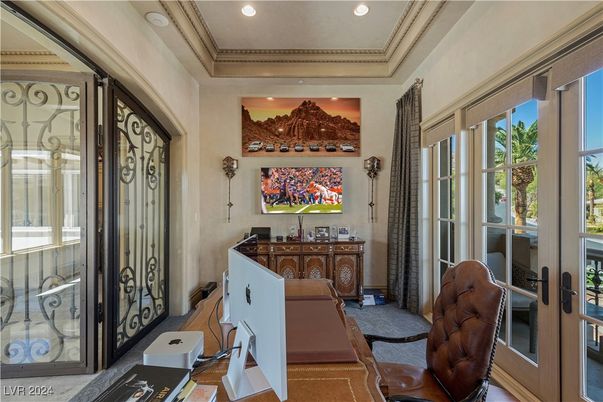 Home Office, Interior, Recessed Lighting
