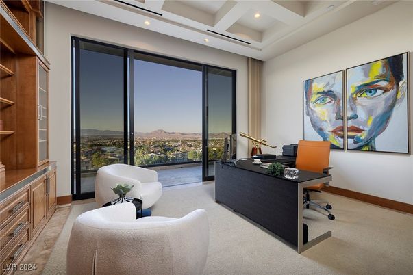 Home Office, Interior, Recessed Lighting