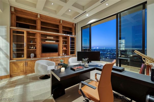 Home Office, Interior, Recessed Lighting