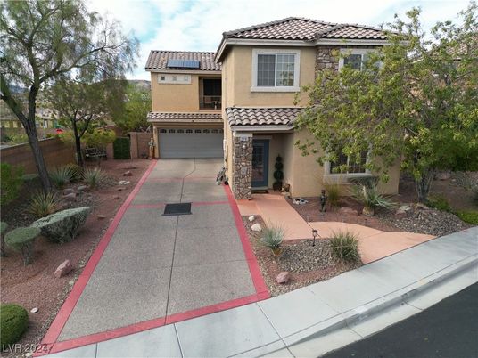 Attached, Exterior, Facade, Solar Panels, Mediterranean