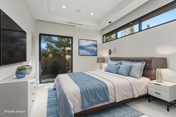 Bedroom, Interior, Recessed Lighting