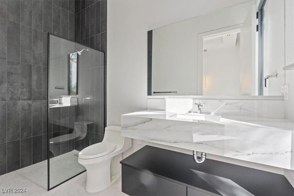 Bathroom, Glass Shower, Interior