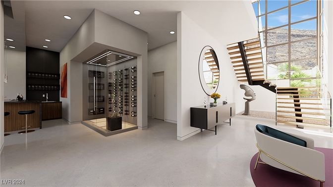 Interior, Recessed Lighting, Wine Storage