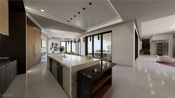Interior, Kitchen, Pendant Lights, Recessed Lighting