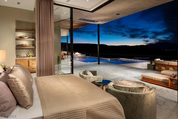 Interior, Marble, Pool, Recessed Lighting