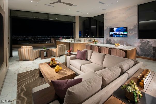 Interior, Living room, Marble, Recessed Lighting