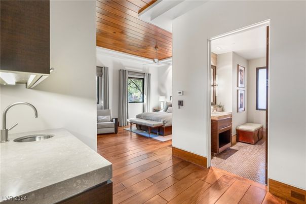 Bedroom, Interior, Wooden Ceilings, Wood Texture Flooring