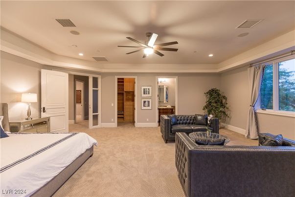 Bedroom, Interior, Recessed Lighting
