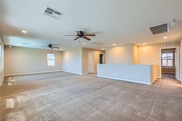 Empty room, Interior, Recessed Lighting