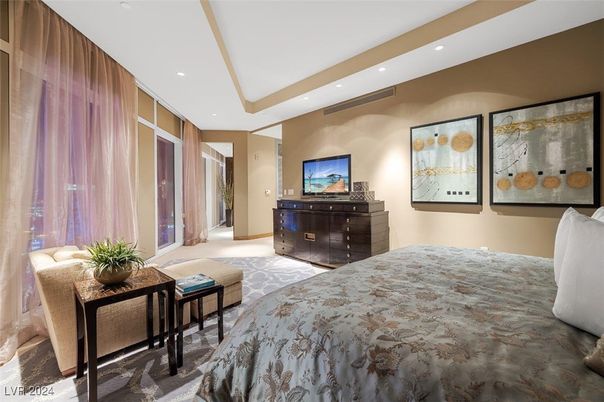 Bedroom, Interior, Recessed Lighting