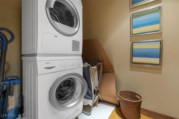 Interior, Utility Closets, Washer, Wood Texture Flooring
