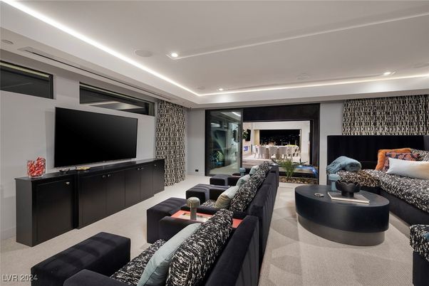 Interior, Living room, Recessed Lighting