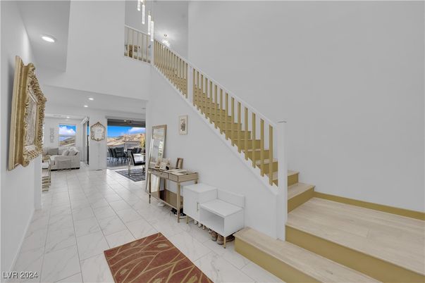 Interior, Living room, Marble, Recessed Lighting