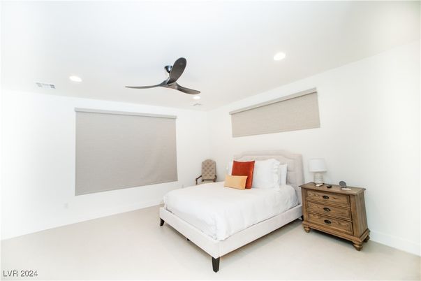Bedroom, Interior, Recessed Lighting
