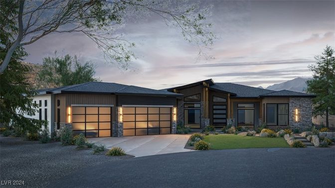 Attached, Exterior, Facade, Modern