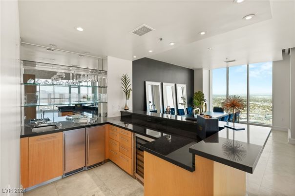 Interior, Kitchen, Living room, Recessed Lighting