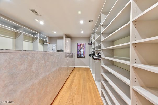Interior, Recessed Lighting, Walk-in Closets, Wood Texture Flooring
