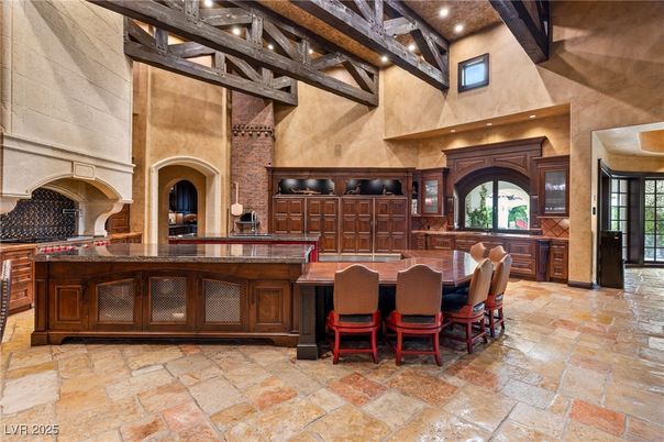 Interior, Recessed Lighting, Wooden Beams