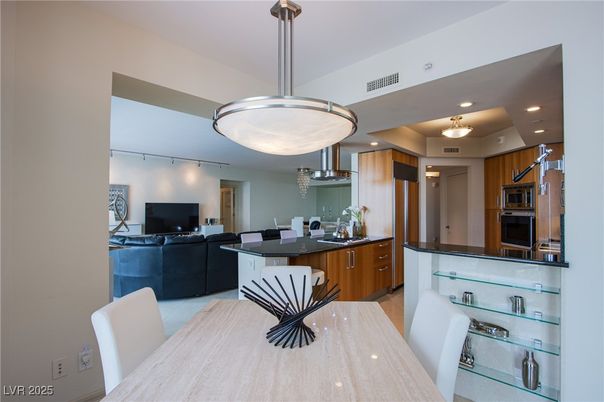 Dining room, Interior, Kitchen, Living room, Pendant Lights, Recessed Lighting