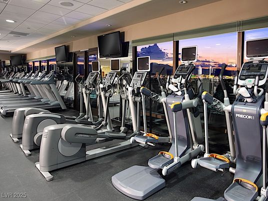 Fitness Equipment, Gym, Interior, Recessed Lighting