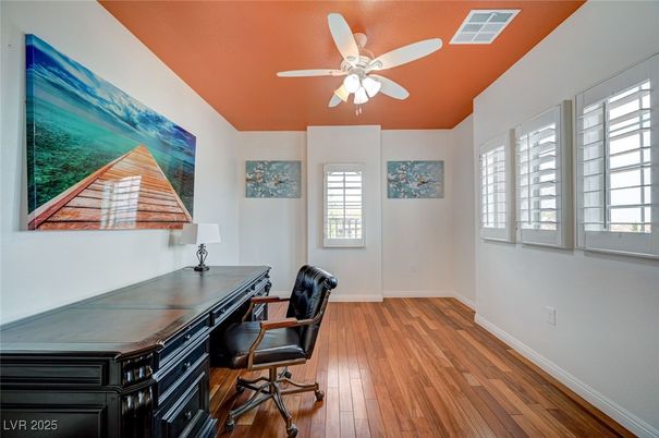 Home Office, Interior, Wood Texture Flooring