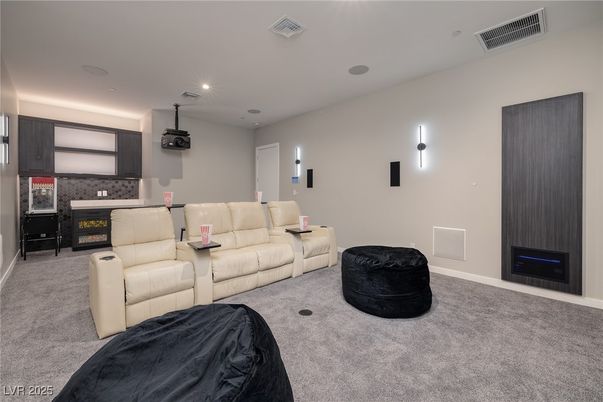 Interior, Living room, Recessed Lighting