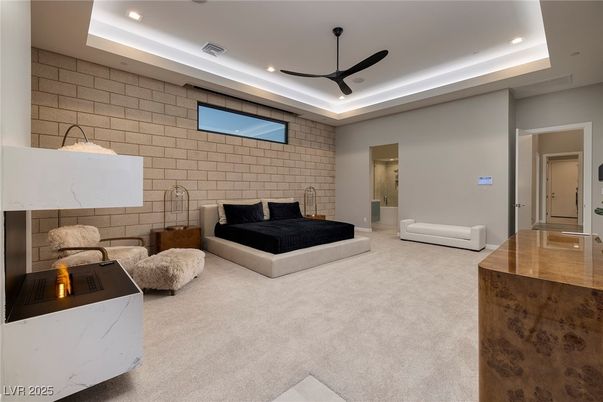 Interior, Recessed Lighting, Stone Walls