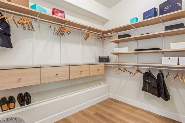 Interior, Walk-in Closets, Wood Texture Flooring