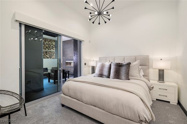 Bedroom, Interior, Pendant Lights