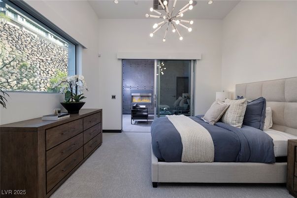 Bedroom, Interior, Pendant Lights