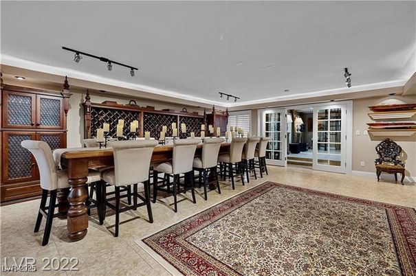 Dining room, Interior, Recessed Lighting