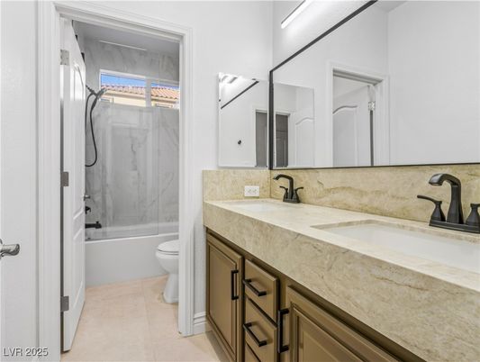 Bathroom, Dual Sink Vanities, Glass Shower, Interior