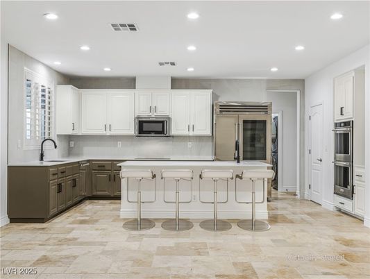 Interior, Kitchen, Recessed Lighting, Stainless Steel Appliances