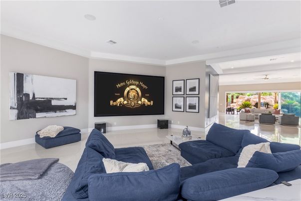 Interior, Living room, Recessed Lighting