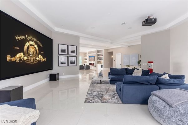 Interior, Living room, Recessed Lighting