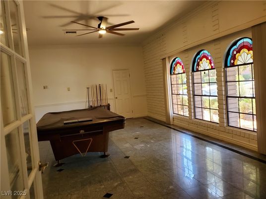 Billiard Table, Game Room, Interior, Piano
