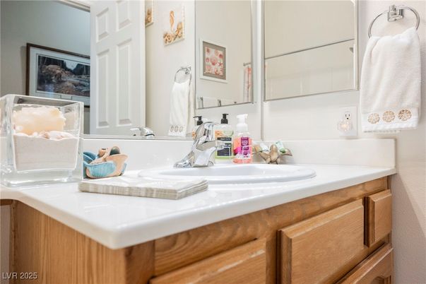 Bathroom, Dual Sink Vanities, Interior, Tile Countertops