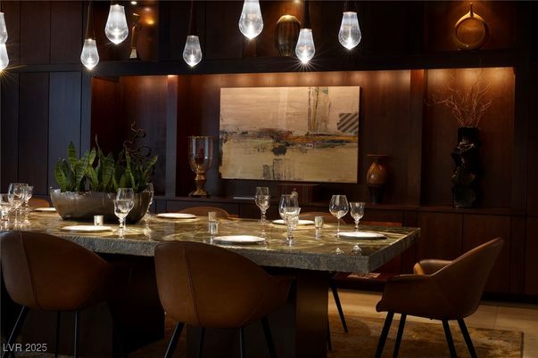 Dining room, Interior, Pendant Lights