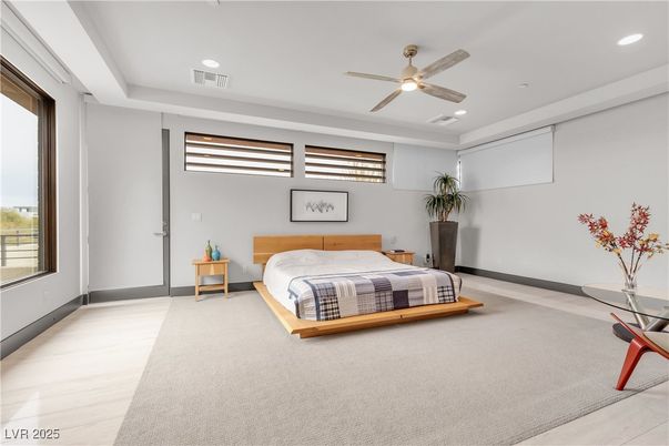 Bedroom, Interior, Recessed Lighting
