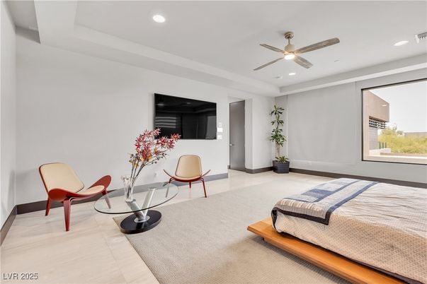 Bedroom, Interior, Recessed Lighting