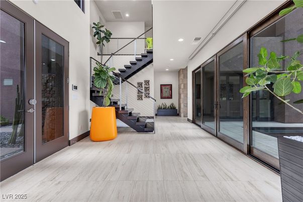 Interior, Marble, Recessed Lighting