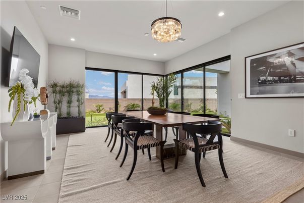 Chandelier, Dining room, Interior, Recessed Lighting