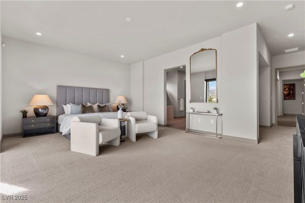Bedroom, Interior, Recessed Lighting