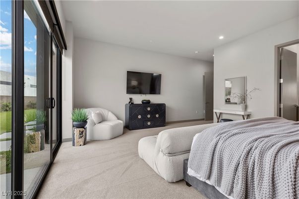 Bedroom, Interior, Recessed Lighting