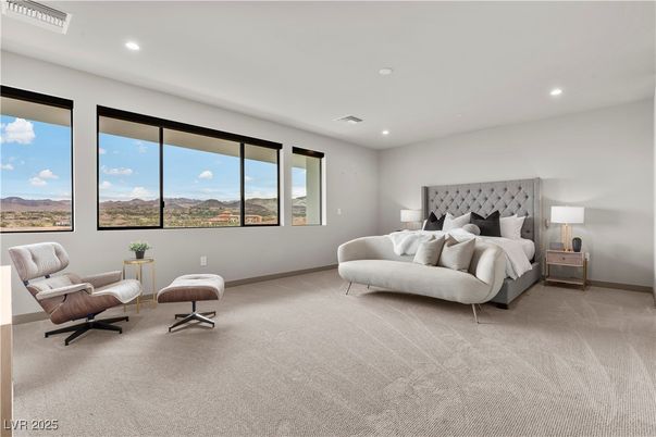 Bedroom, Interior, Recessed Lighting