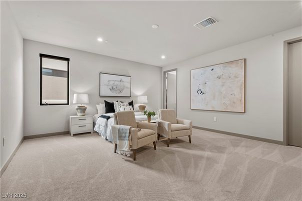 Bedroom, Interior, Recessed Lighting